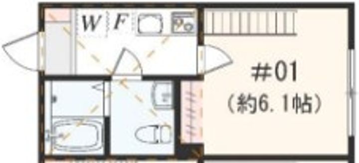 神奈川県平塚市真田4(アパート)の賃貸物件の間取り