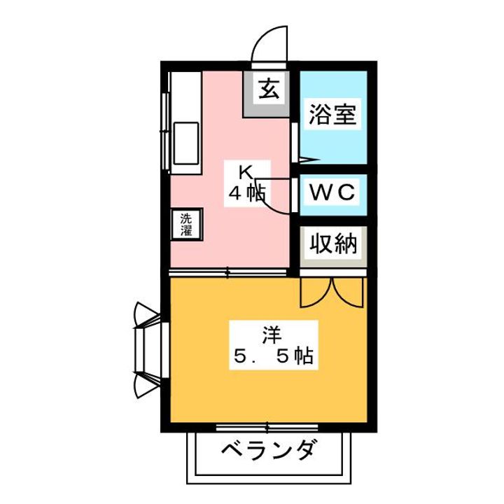 メゾンジュネスの間取り