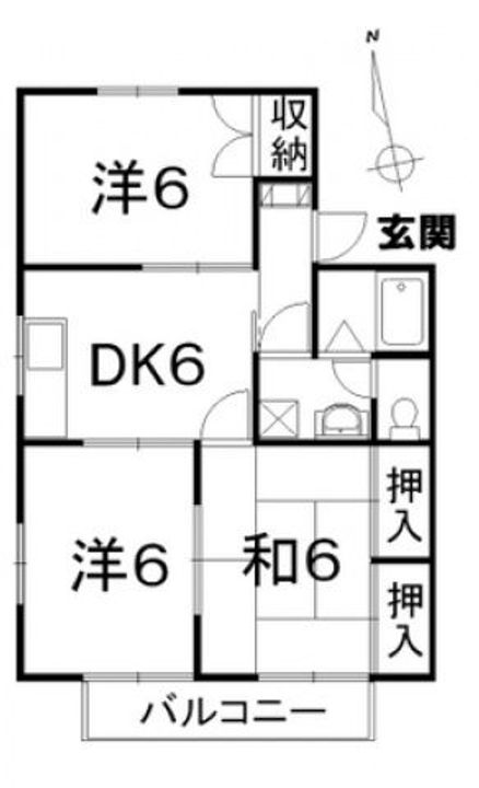 コンドウレジデンスAの間取り