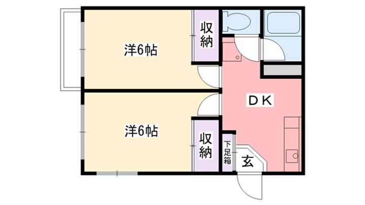 サザンマリーナハイツの間取り