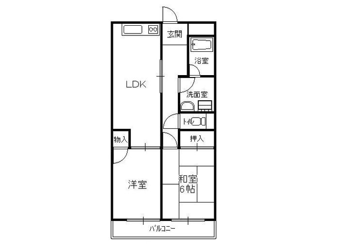 サンデュー和泉砂川の間取り