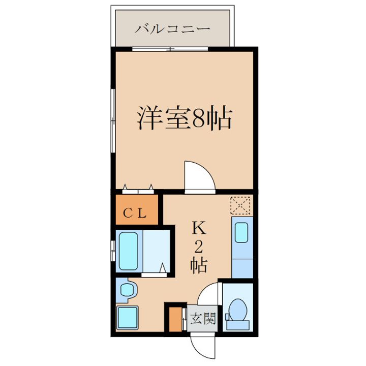 フェヴァリー VBの間取り