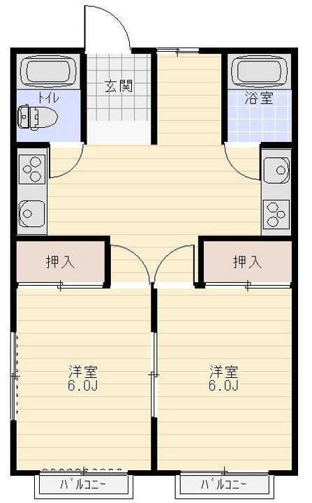 パークハイツ藤原の間取り