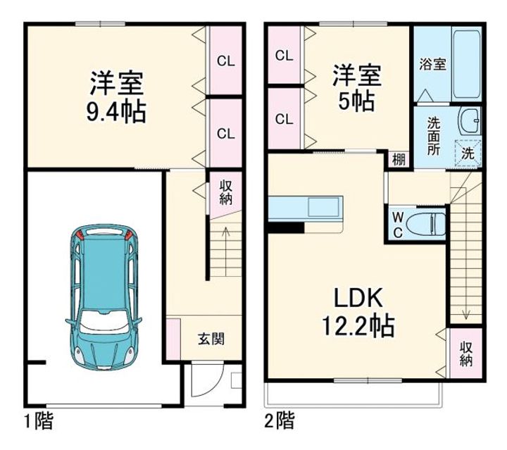 千葉県白井市西白井4(一戸建)の賃貸物件の間取り