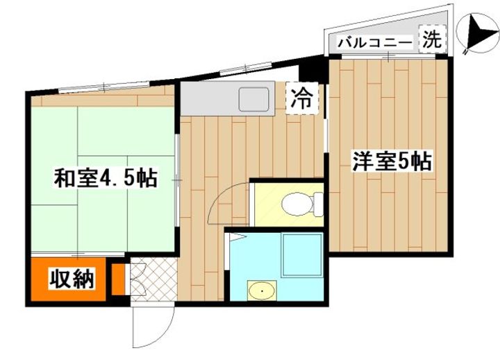 エランドール藤橋の間取り