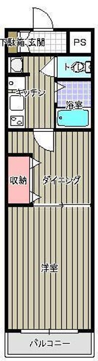 山形県山形市馬見ケ崎2(アパート)の賃貸物件の間取り