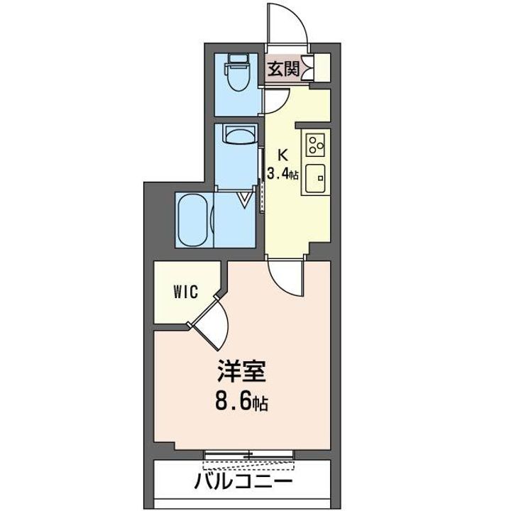 ルーチェ(姉崎)の間取り