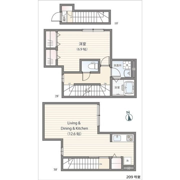 ミハス三鷹の森の間取り