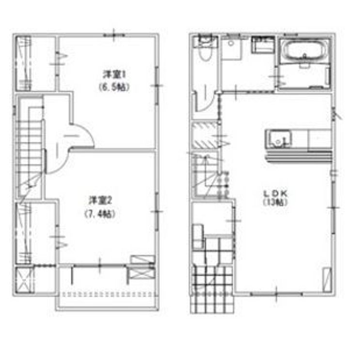 福島県郡山市富久山町久保田字伊賀河原(一戸建)の賃貸物件の間取り
