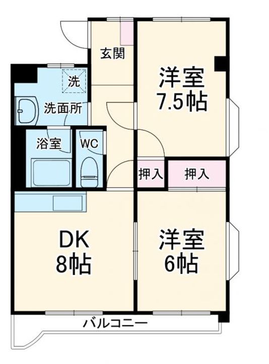 スカイロジェIの間取り