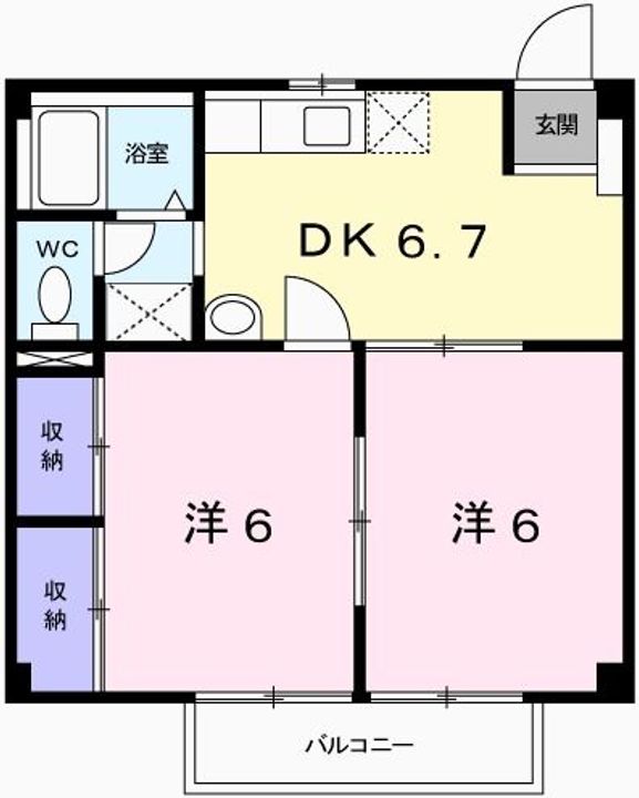 プレステージ青山の間取り