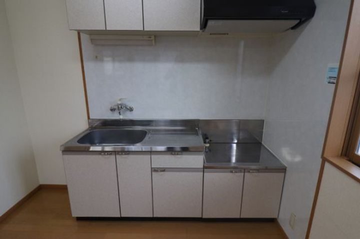 秋田県南秋田郡八郎潟町字一日市(一戸建)の賃貸物件のキッチン