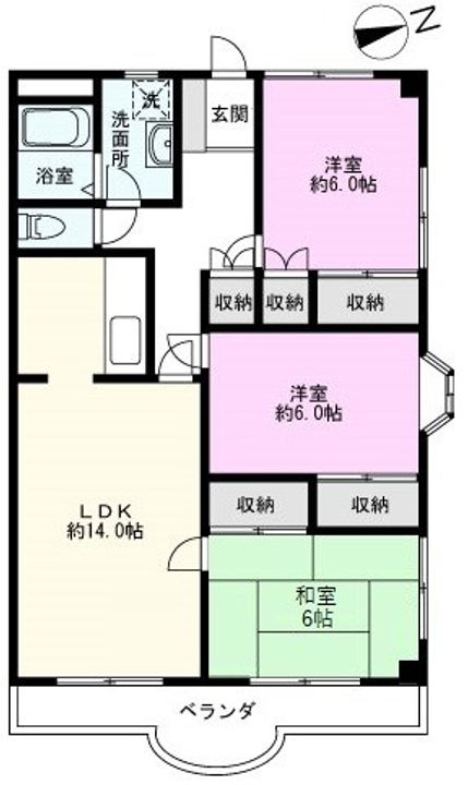 スクエア松戸の間取り