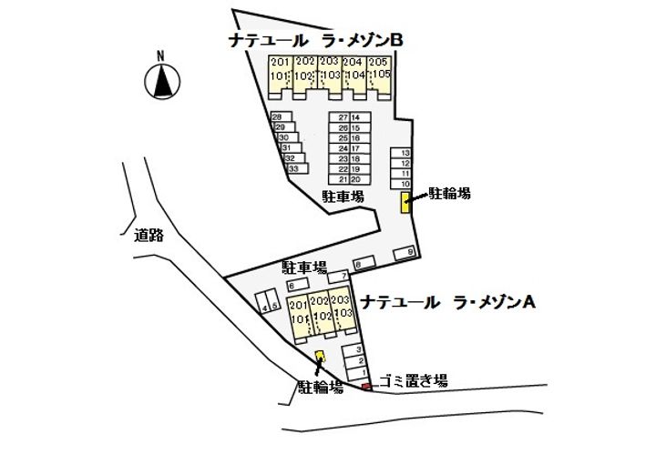 2019年築 旭市二1LDKの地図