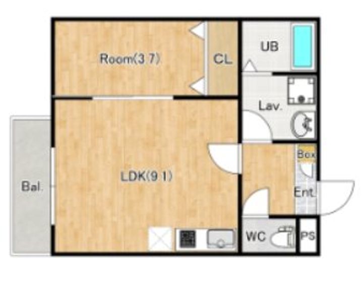 ジーメゾン春日部栄町の間取り