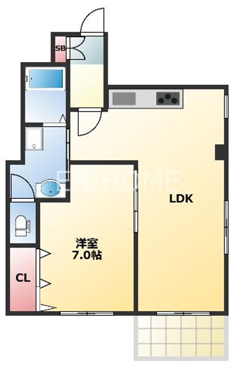 桜川シティーハイツの間取り