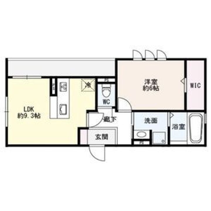 エクセルームK-IIの間取り