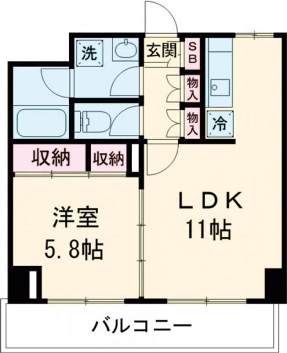 ベェルヴェル稲城の間取り