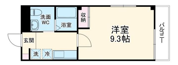 サンブライト丹波口の間取り