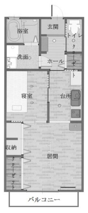 クレストールミユキの間取り