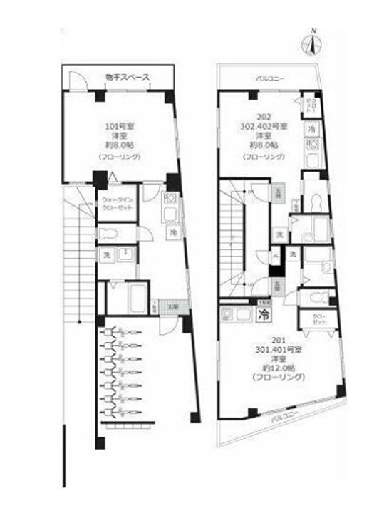 リベール弥生の間取り