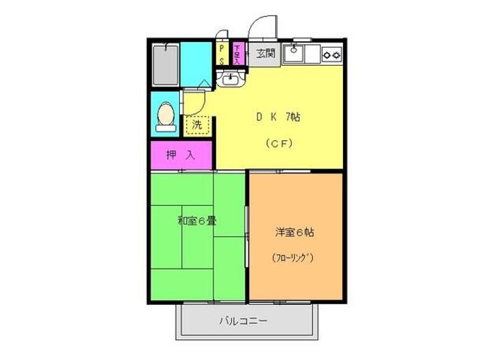 メゾンド中浦和 A棟の間取り