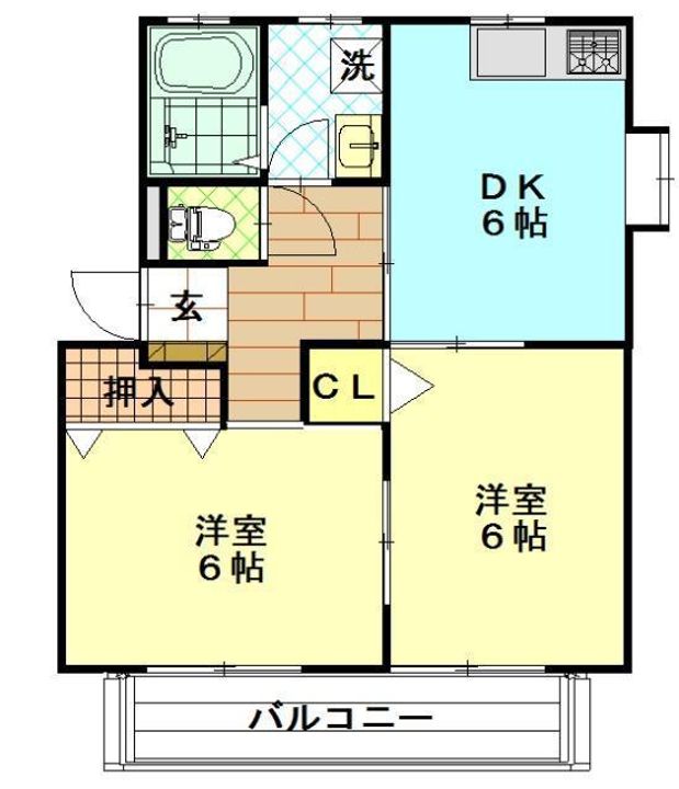 ビラージュくばらの間取り