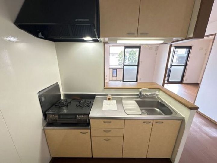 栃木県宇都宮市御幸ケ原町(アパート)の賃貸物件のキッチン
