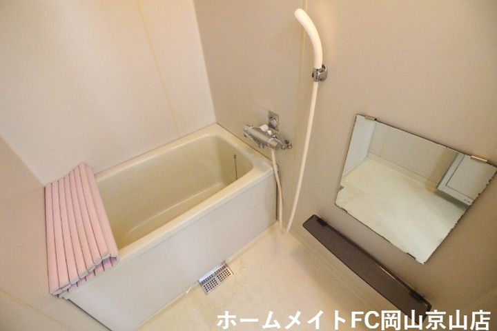 岡山県岡山市北区辰巳(アパート)の賃貸物件の風呂