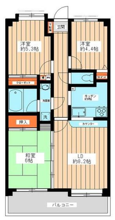 サンパーク我孫子駅前の間取り