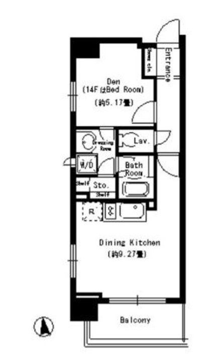 パークキューブ上野の間取り