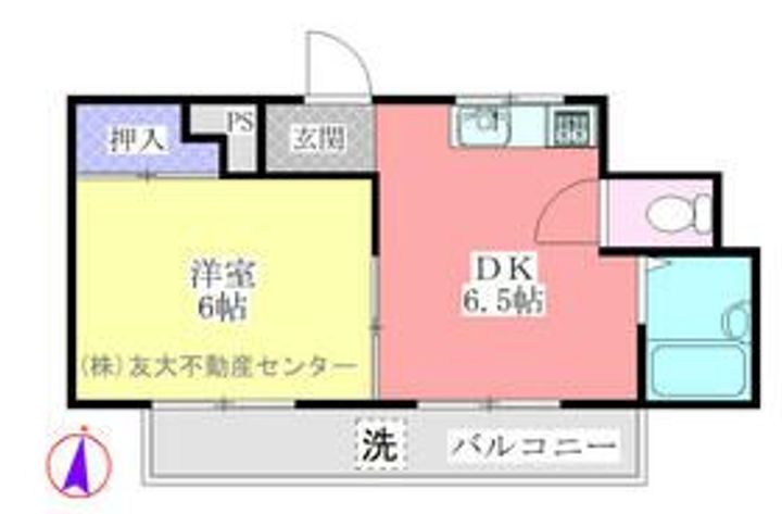 シティパレス本町の間取り