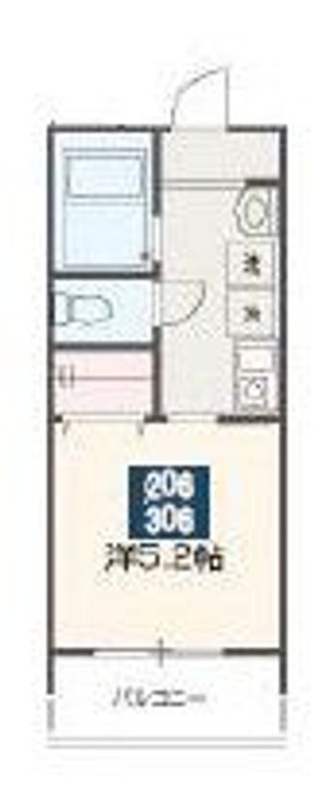 埼玉県新座市野火止6(アパート)の賃貸物件の間取り