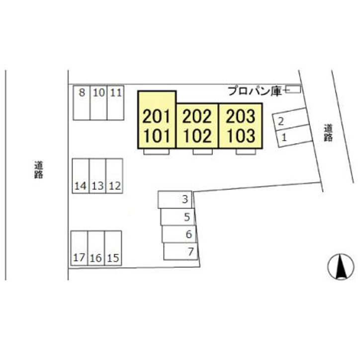 群馬県高崎市大八木町(アパート)の賃貸物件のその他画像
