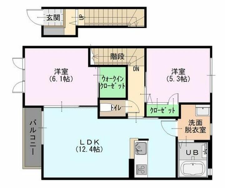 ディアスOSAKIの間取り