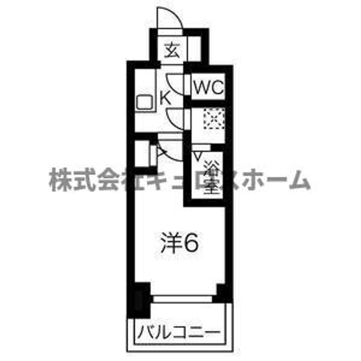 大阪府大阪市阿倍野区旭町1(マンション)の賃貸物件の間取り