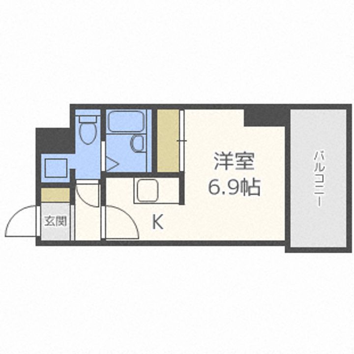 アストリア北大前の間取り