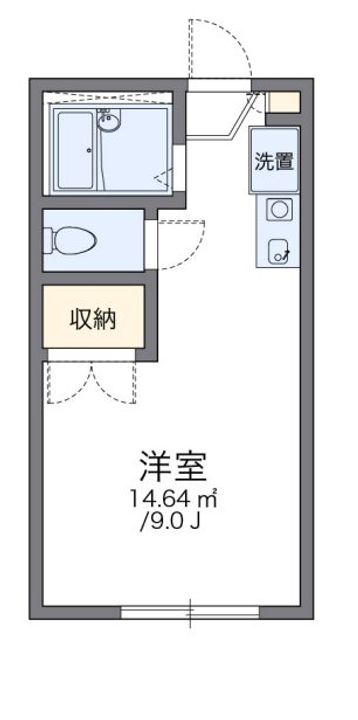 東京都国立市谷保(アパート)の賃貸物件の間取り