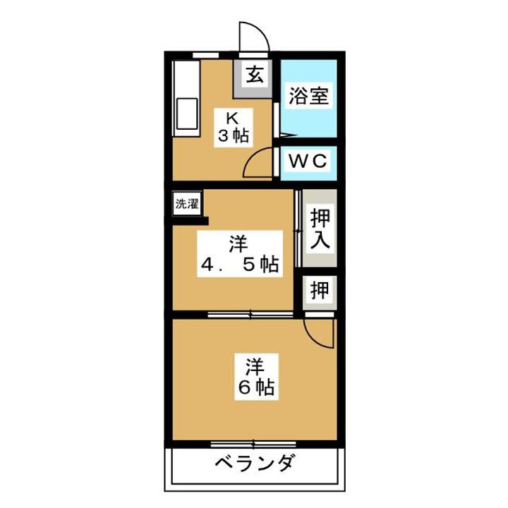 キャッスルハイツの間取り