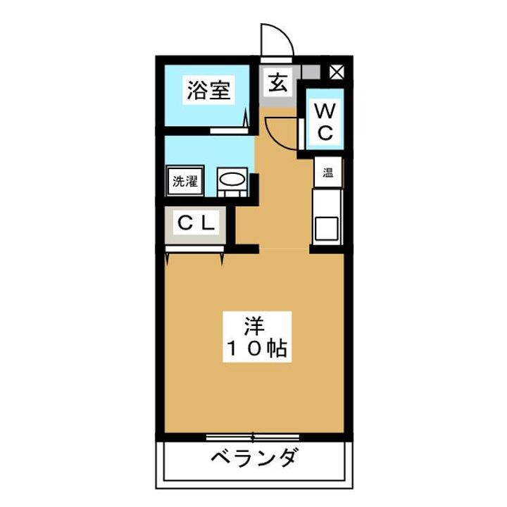 パセオ蜆塚壱番館の間取り