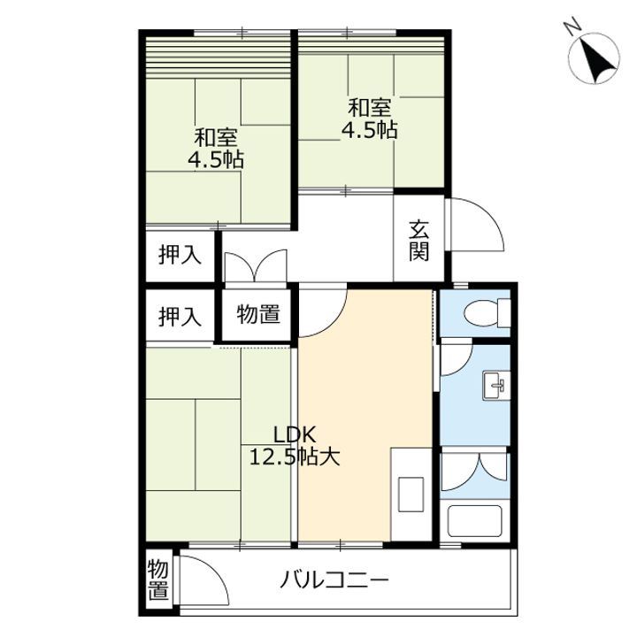 UR日の里の間取り