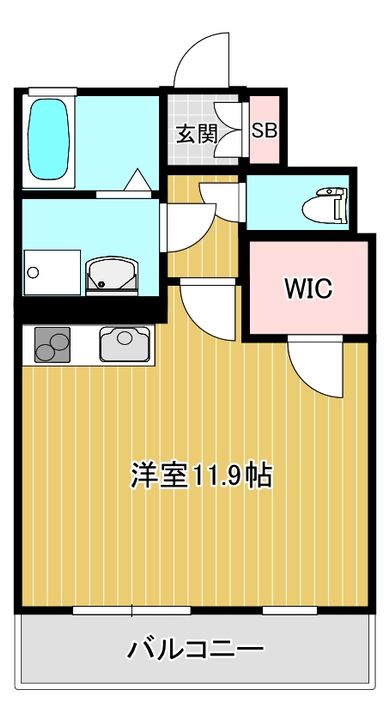 群馬県館林市千代田町(マンション)の賃貸物件の間取り