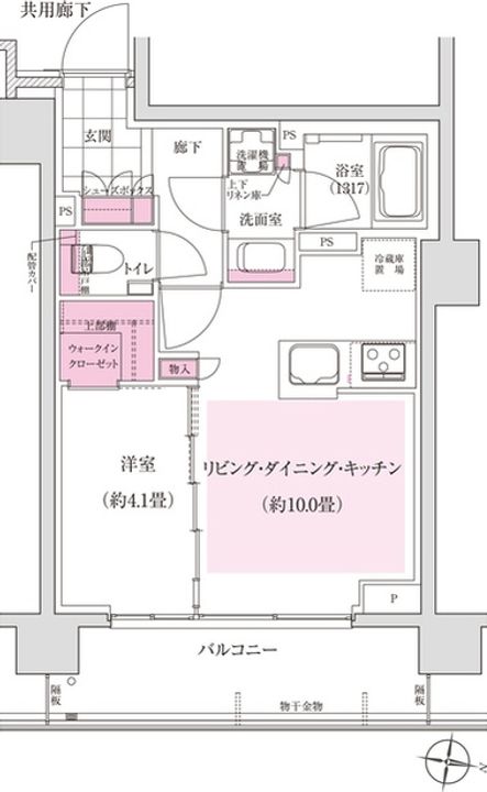 ディームス東陽町の間取り
