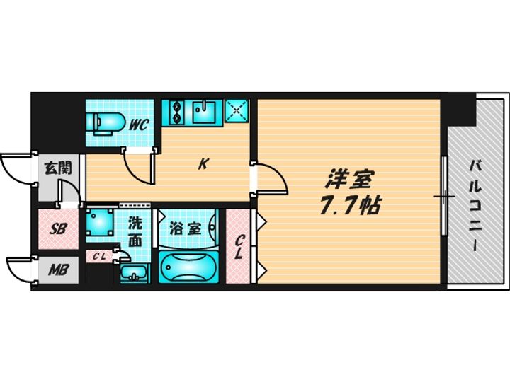 パラゴン布施駅前の間取り
