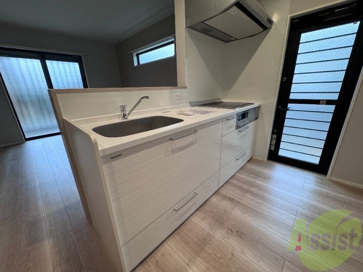 兵庫県尼崎市浜3(一戸建)の賃貸物件のキッチン