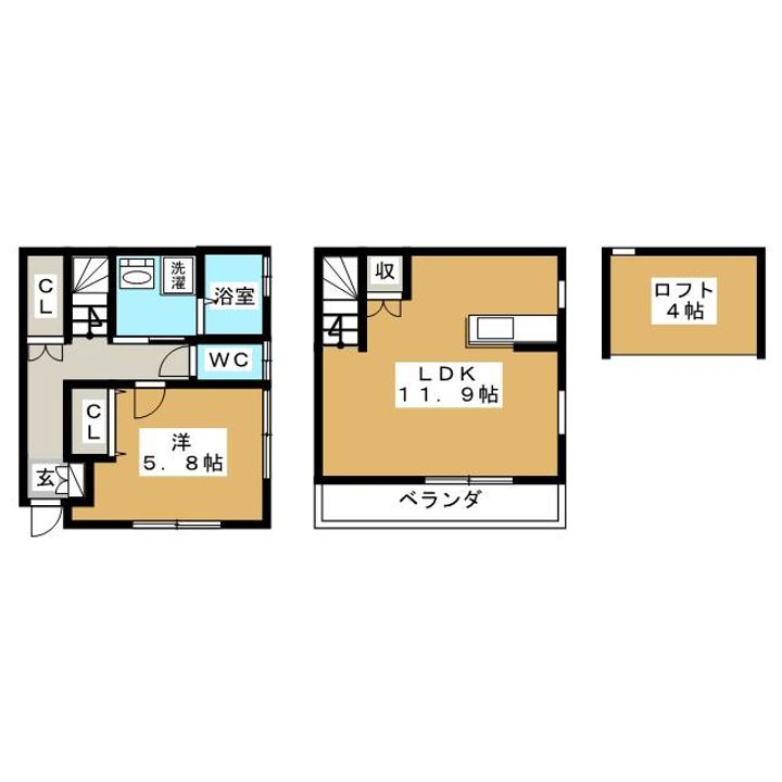 神奈川県横浜市磯子区磯子2(一戸建)の賃貸物件の間取り