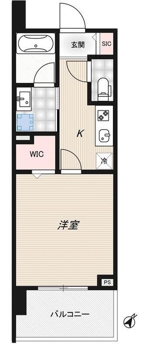 東京都江東区東雲1(マンション)の賃貸物件の間取り