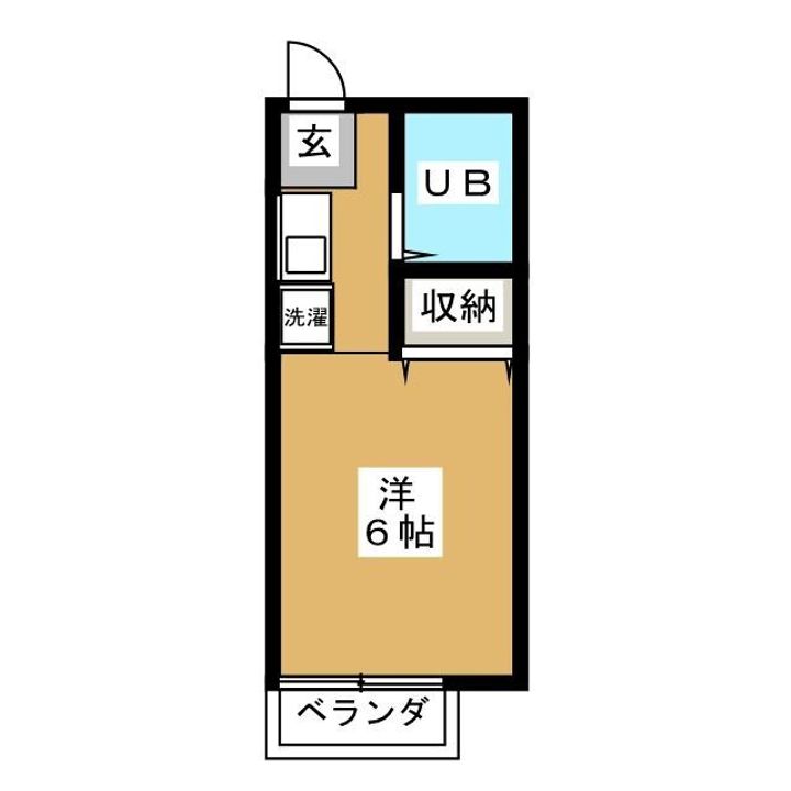 第1山ノ手ハイムの間取り