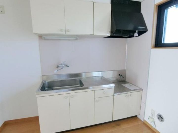 茨城県日立市本宮町1(マンション)の賃貸物件のキッチン