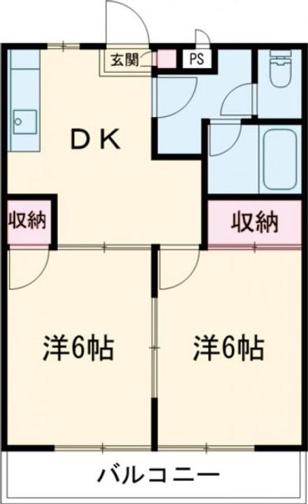 茨城県日立市本宮町1(マンション)の賃貸物件の間取り